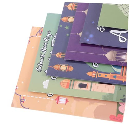 6pcs Eid Mubarak Money Envelopes for Cash Spacious Paper Envelopes Unique Designs for Ramadan Versatile Use for Eidi Gifting and Celebrations
