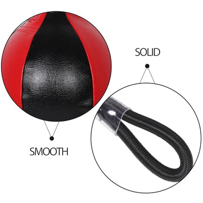 PRETYZOOM Double End Boxing Speed Ball Red Black Hanging Reflex Training Punching Bag for Home Boxing Exercise Equipment