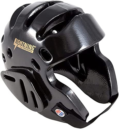 Proforce Lightning Karate/Martial Arts Sparring Headgear - color: Black, size: Small