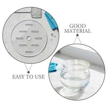 Round Clear Tank Lid - Round Acrylic Aquarium Lid - 5.12" Tank Protective Cover - Replacement Accessories for Fish Bowl Terrarium - size: 13.00X13.00X0.30CM