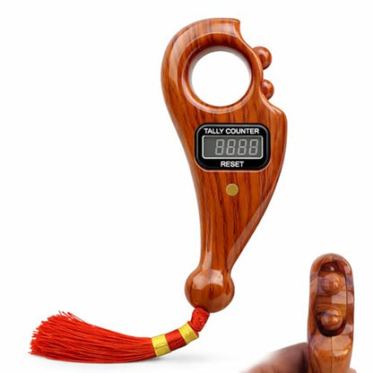 AVORA Digital Finger Counter for Pooja, Meditation & Prayer | Portable Japa Mala Counting Device with LCD Display | Silent Electronic Tally Counter Ring for Chanting, Naam Jap & Spiritual Practice