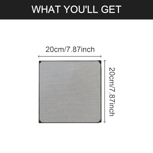 Anti Jumping Net Cuttable DIY Aquarium Screen Top Mesh Protect Carp Fish from Jumping Out of Tank Easy to Install - color: 20cmx20cm