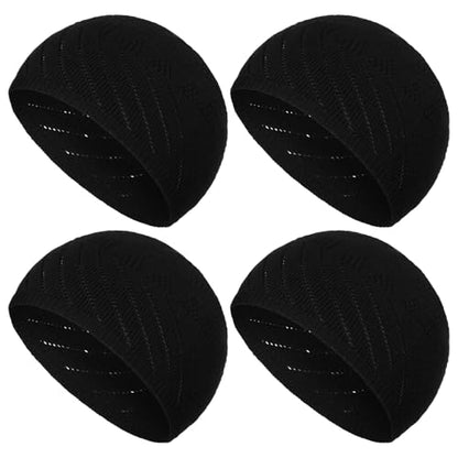 Boyiee Kufi Hat for Men - color: Black, style: Solid Classic