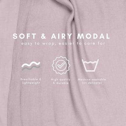 Modal Hijab for Women | Headscarf - color: Dusty Lilac - Plain Hijab