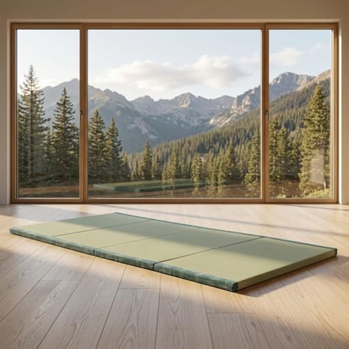 MustMat Tatami Futon Mattress Foldable Tatami Mat Twin Japanese Floor Mattress Rush Grass Floor Bed 35.4"x78.7"x1.2"(1 piece) - size: 1 piece