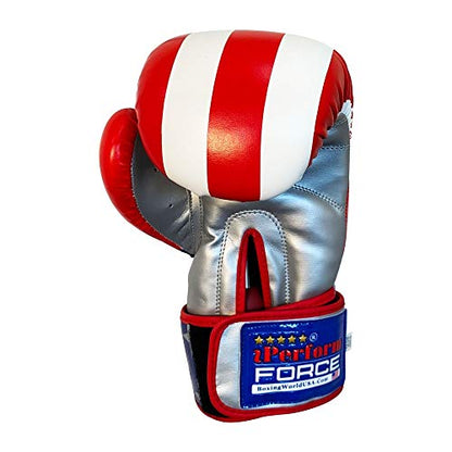 Training Boxing Gloves Plain American Russian Themes Gloves for Workouts Gym Practice - size: 12 Oz, style: American Theme