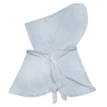 Lina & Lily Jersey Tie Back Hijab Underscarf with Neck Cover Full Coverage for Muslim Women - color: Baby Blue
