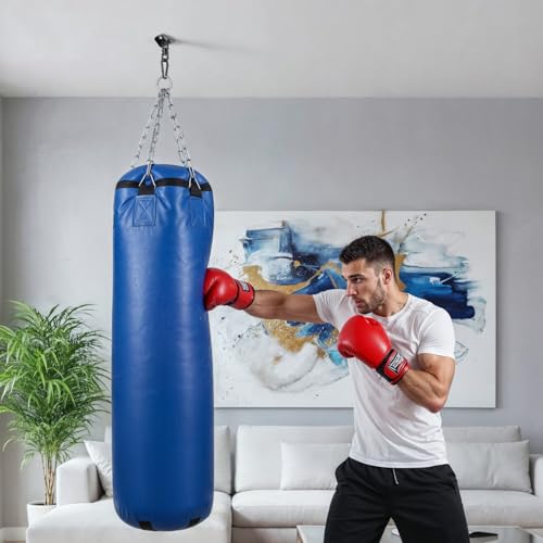 Heavy Duty Punching Bag Hanger, Heavy Bag Hanger Ceiling Mount 360° Rotation Hook Stainless Steel Boxing Bags Hook for Punching Bags, Gymnastic Rings Gym Equipment