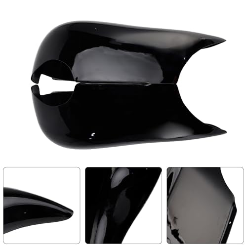 Tank Cover Fairing for Harley Street Glide Road Glide 2009-2024 - ABS Plastic Bolt-On Tank Console Overlay - Replacement for OEM 61459-09 61461-09 - Fits Touring Models with Stock Seat