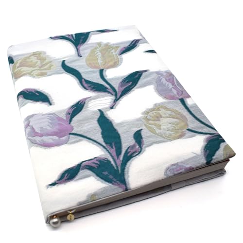 BLBMH 10x7 Fabric Book Covers for Hardcover Paperbacks Bible - Tulip - color: Tulip