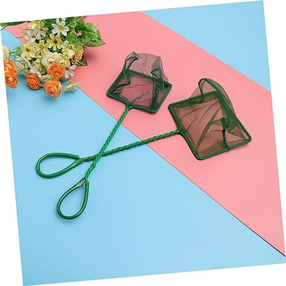 3pcs Fish Net Swimming Pool Leaf Net Crab Nets Net to Catch Small Fish Pool Cleaning Net Fish Aquariums