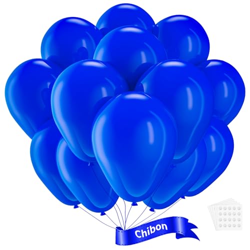 Navy Blue Latex Balloons, 150pcs 5 inches Round Helium Navy Blue Balloons for Birthday Baby Shower Wedding Birthday Party Decorations - color: Navy Blue, size: 5 inches