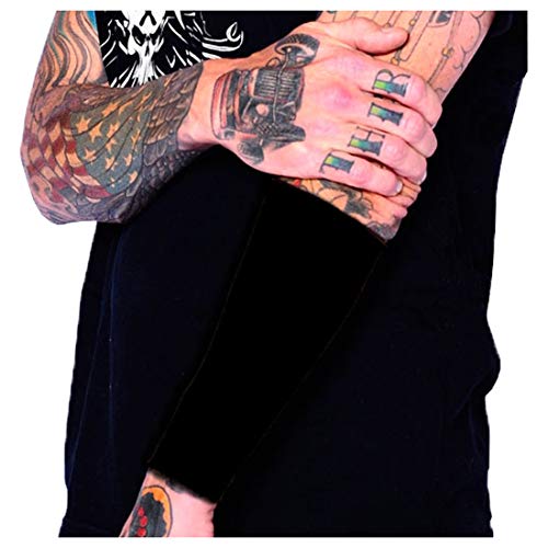 Tat2X Tattoo Cover Up Sleeve - Forearm 9" - Black - M/L - 1 Sleeve - color: Black, size: Medium/Large (Pack of 1)
