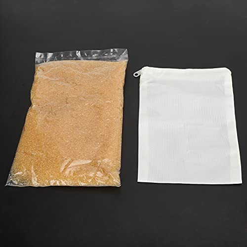 Aquarium Water Softener Resin, 500ML Aquarium Water Hardness Reducer Resin, Water Softener Pillow with Net Bag, Reusable Ion Exchange Filter