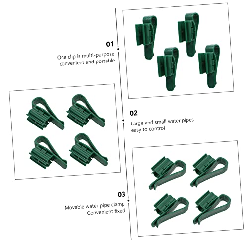 KESYOO 4pcs Fish Tank Clips Multifunctional Plastic Fixing Clamps for Secure Inlet and Outlet Hose Mounting Aquariums Easy Installation