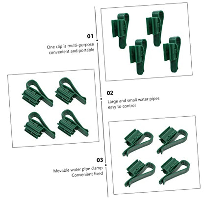 KESYOO 4pcs Fish Tank Clips Multifunctional Plastic Fixing Clamps for Secure Inlet and Outlet Hose Mounting Aquariums Easy Installation