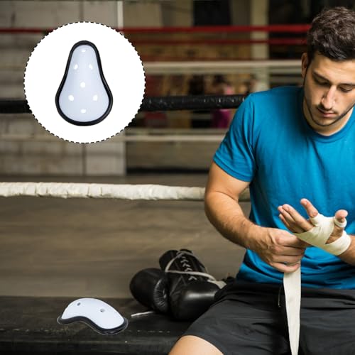 Cabilock 2Pcs Sports Groin Protector Cup Breathable Boxing Crotch Guard for Taekwondo MMA Athletic Groin Guard Protective Gear