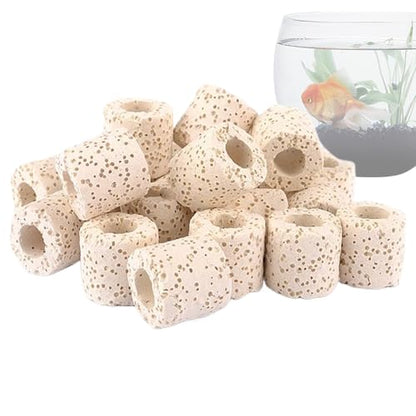 Under Water Plant Weights Biological Filter Media | Water Plant Cultivation Rings Purification Filter Ring for Turtle Tank, Fish Tank Accessories
