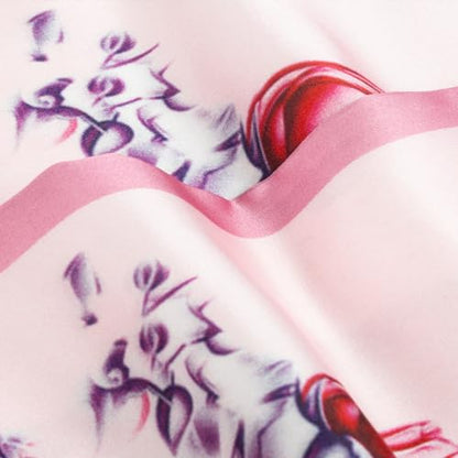 RIIQIICHY Hair Scarf for Women Like Silk Scarves Headband Neck Scarfs Twilly Purse Accessories - color: C021
