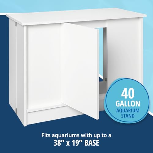 Tetra 40 Gallon Fish Tank Stand, Durable Water-Resistant Wood - size: 40 Gallon