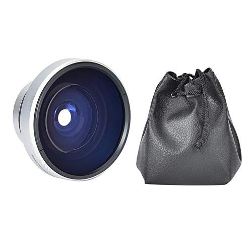 Camera Lens, 37mm 0.25X Super Fisheye Lens Additional Lenses Optical Glass Camera Photography Lens for 37mm Caliber Camera Lenses