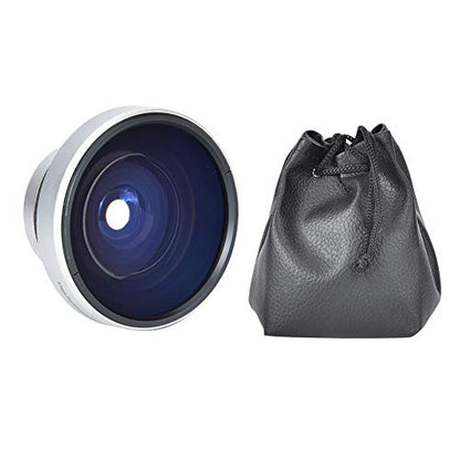 Camera Lens, 37mm 0.25X Super Fisheye Lens Additional Lenses Optical Glass Camera Photography Lens for 37mm Caliber Camera Lenses