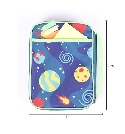 Swanson Christian Products - Bible Cover Canvas - Screen Printed Design - to The Moon - Medium