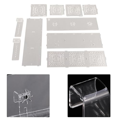 FILFEEL Premium Acrylic Fish Isolation Box, Transparent Design for Breeding and Observing, Easy to Install with Hook and Sucker, Sturdy and Impact Proof, Double Fixation to Prevent - size: 30CM*10CM*10CM