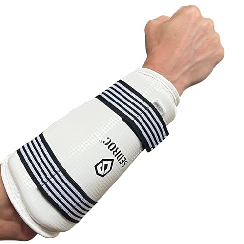 Sedroc Padded Arm Guards, Taekwondo Forearm Pads, TKD Protectors for Kids and Adults - size: X-Large