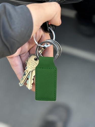 LaserGram Personalized Rectangle Keychain, Allah 2 (Green) - color: Green
