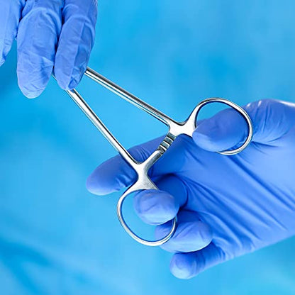 Ultimate Hemostat Set, 6 Piece Ideal for Hobby Tools, Electronics, Fishing and Taxidermy - 8", 6.25" and 5", Stainless Steel, Curved & Straight - size: 8", 6.25" & 5" - Curved & Straight
