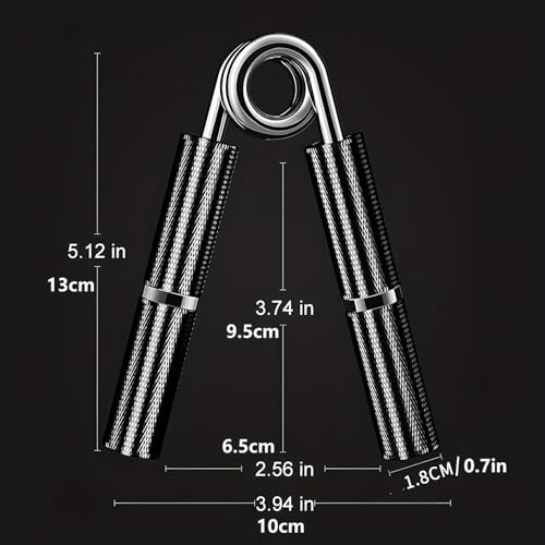 Silver Metal Hand Grip Set, 50LB-400LB No Slip Heavy-Duty Grip Strengthener Great Wrist & Forearm Hand Exerciser, Home Gym, Hand Gripper Grip Strength Trainer - color: Black, size: 3Pack(50LB-150LB)