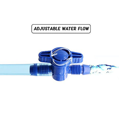 Aquarium Water Changer with Airbag and Water Flow Controller - 8.2ft
