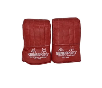 Heavy Bag Boxing Gloves – Old School Mixed Martial Arts Leather Bag Gloves - size: Small-Medium