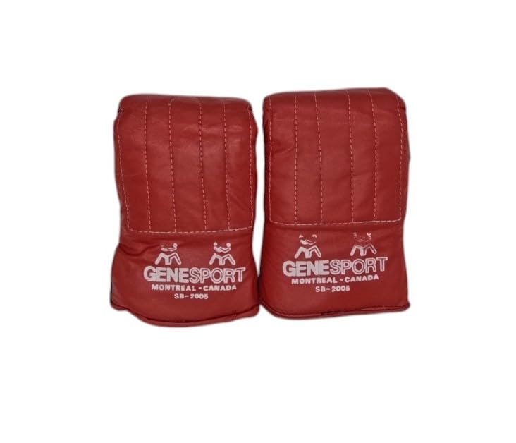 Heavy Bag Boxing Gloves – Old School Mixed Martial Arts Leather Bag Gloves - size: Large/XLarge