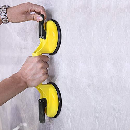 FCHO Heavy Duty Glass Suction Cup for Tile Lifting Dent Pull Repair | Aluminum Glass Suctio Handle Holder Hooks to Lift Large Glass/Moving/Pad for Lifting/Dent Fixer - color: Yellow-01