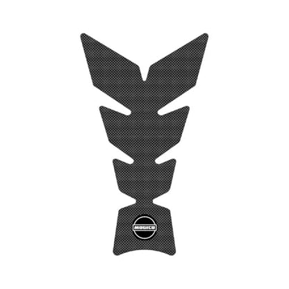 Silicone Motorcycle Tank Pad - Strong Adhesive Non-Slip Pads, Enhanced Grips & Traction, Fuel Tank Protector, Universal Fit (Black Goat) - size: Black Goat