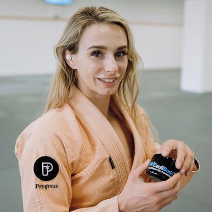 CauliBuds™ Cauliflower Ear Magnet - Premium Silicone Ear Magnets Cauliflower Ear - Pressure Earrings Magnetic Ears - Treatment in BJJ, Wrestling, MMA, & Rugby - Cauliflower Ear Draining Kit (Brown) - color: Brown