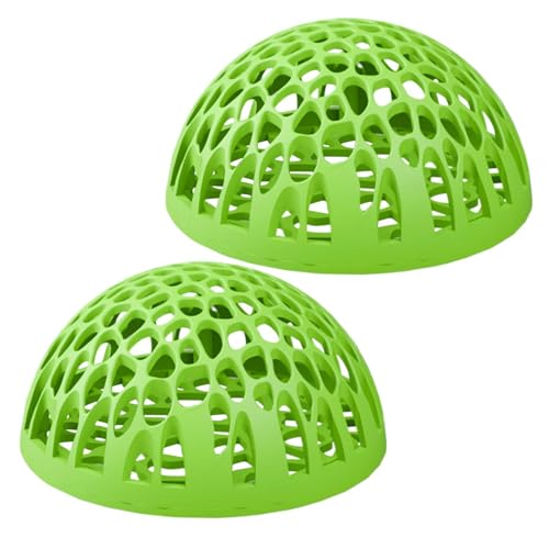 Shrimp Hides for Aquarium Hiding Safe Natural | Fish Tank Shelter for Betta Aquarium Shrimp Tank Decor, Small Aquatic Life Tropical Fish Hiding Place, Office Desk Home - color: Green