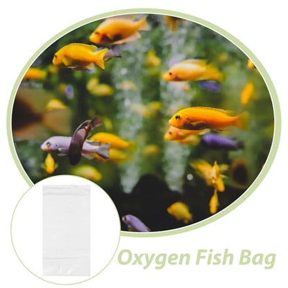 PRETYZOOM 50pcs Live Fish Transport Bags 30x60cm Plastic Aquarium Shipping Bags for Tropical Fish and Shrimp Fry with Oxygen for Aquatic Plants