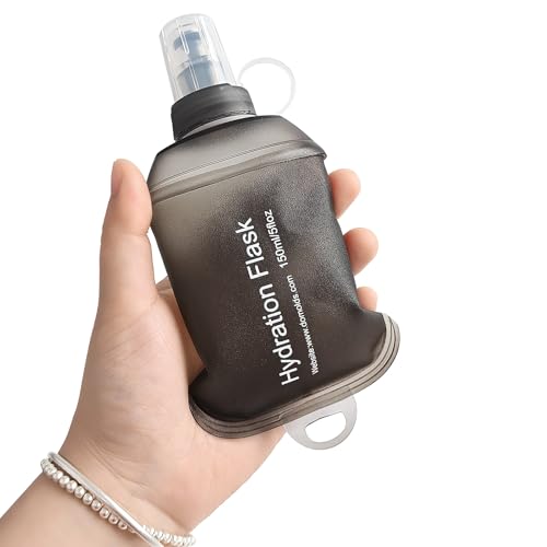 GUYI GYGYL Soft Flask, Collapsible Water Bottle for Sports, 150ml Grey - color: 150ml Grey