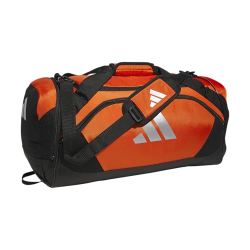 adidas Unisex Team Issue Sports Duffel Bag for Men and Women - color: Orange/2