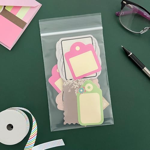 Plymor 4 x 6 inch, 4 Mil Zipper Reclosable Bags (Case of 1,000) | Heavy-duty plastic for hardware, crafts, beads, jewelry, cosmetics, candy, snacks & small parts - size: 4" x 6" (1,000 Count)