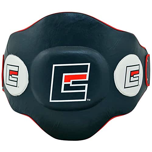 Elite Leather Belly Pad Protector - MMA Training Equipment Body Protection Armour Pads| Great for Muay Thai, Boxing, Kickboxing, BJJ, Jiu Jitsu, Judo and Mix Martial Arts