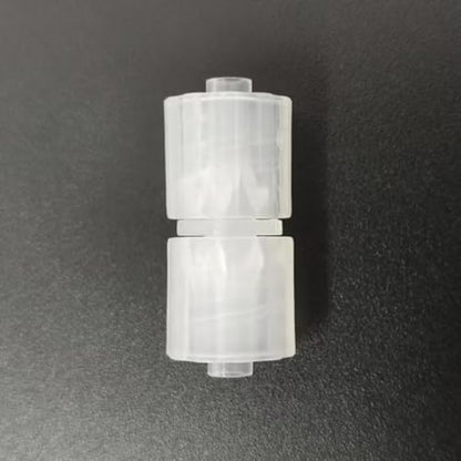 Dual-End Movable Male Luer Lock Adapter for Laboratory Biochemical Analytical Instruments Food Machinery 50PC/PK (Double Movable Male Luer, PP)