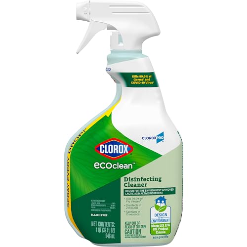 Clorox CloroxPro EcoClean Disinfecting Cleaner Spray Bottle, 32 Fluid Ounces - size: 32 Fl Oz (Pack of 1)