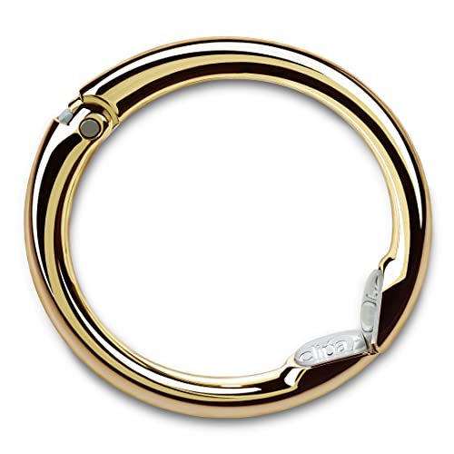 Clipa Bag Hangers The Ring that Opens into a Hook, Closes Automatically | Holds 33 lbs, Needs only 1/2" to Hang a Bag, Easy to Use with One Hand, in 9 available styles, 3 yr Warranty - color: Polished Gold
