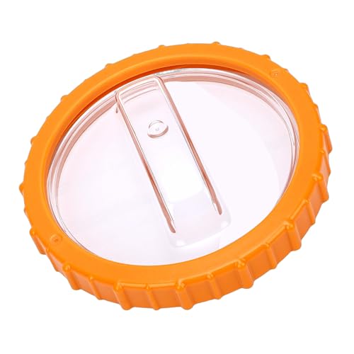 Orange Nut with Clear Lid Plastic Pool Sand Filter Pump Replacement Accessory, Robust Material, Prevents Leaks, Easy Maintenance