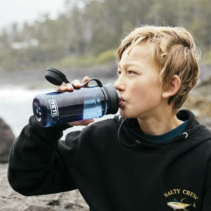 YETI Yonder Water Bottle with Yonder Tether Cap, Lightweight, Leakproof and BPA-Free - color: King Crab, size: 20 Ounces