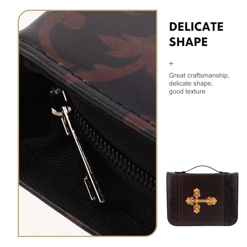 Bible Cover for Women: Bag Bible Protective Book Holder Carrying Case Folder Organizer - Buddhist Text Bag Handbags for Storage